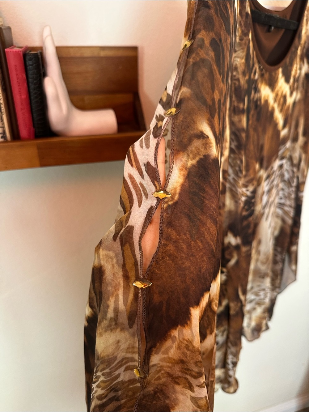 Animal-Print Women’s Top/Mini Dress - Picture 4 of 6